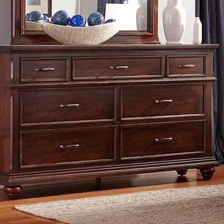 Transitional Dresser with 5 Drawers